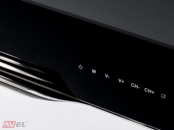 Встраиваемый телевизор для кухни AVS220W (черная рамка)